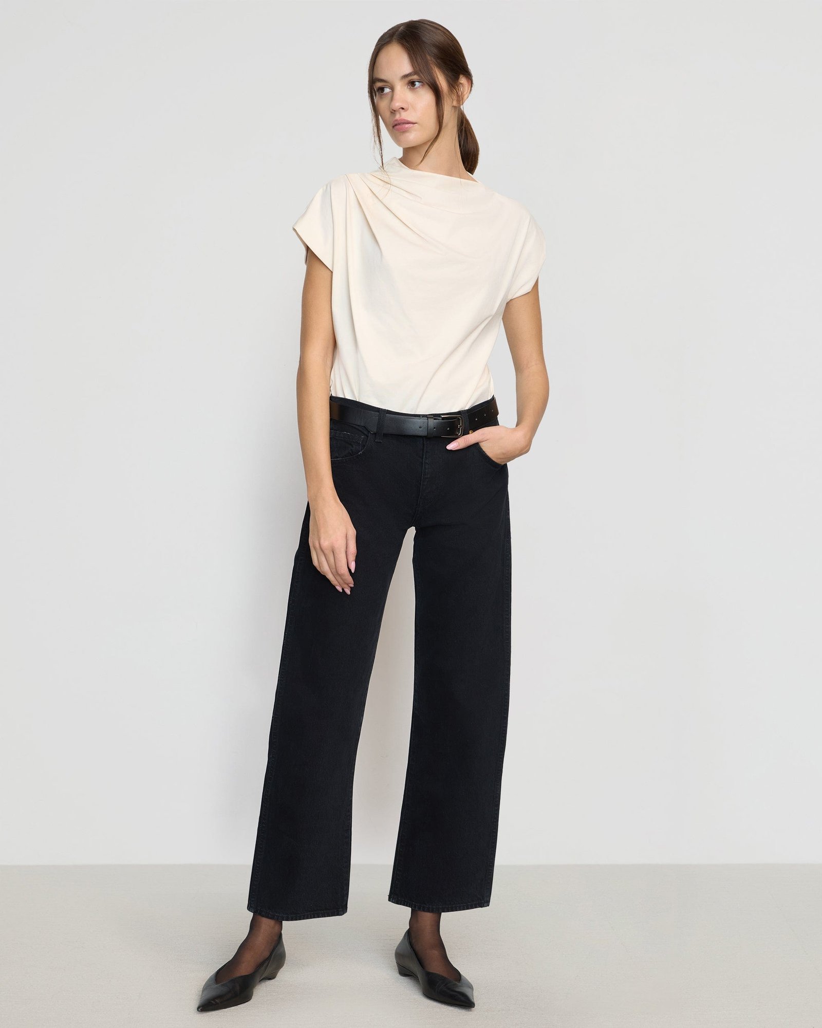 Kenny Asymmetric-Neck Tee - Image 2