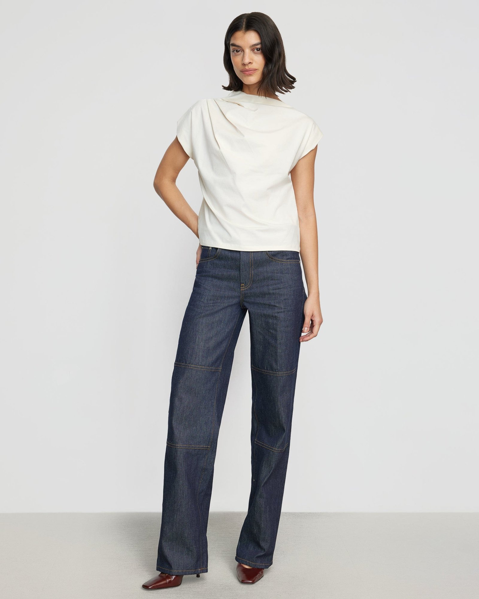 Kenny Asymmetric-Neck Tee - Image 5