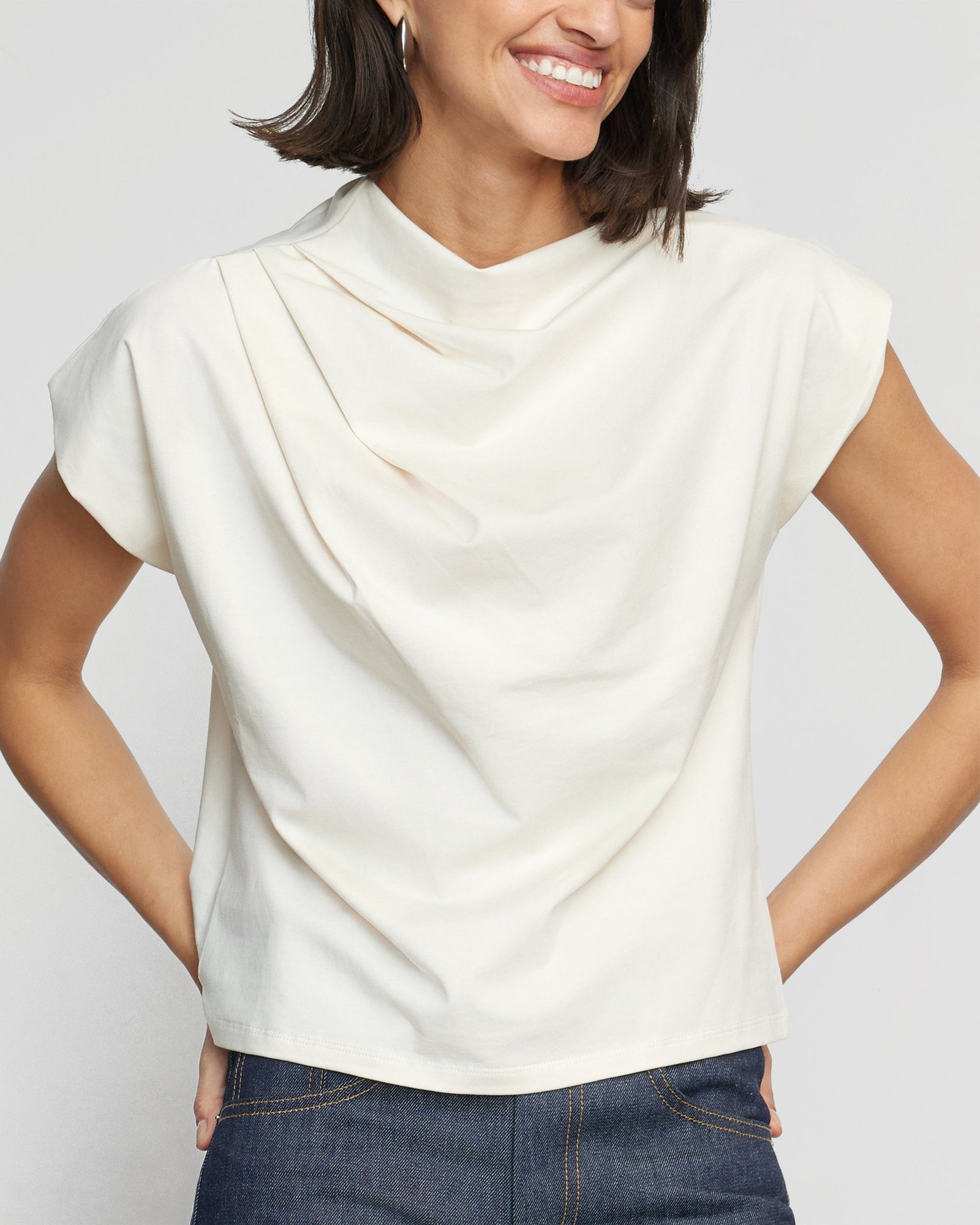 Kenny Asymmetric-Neck Tee - Image 6