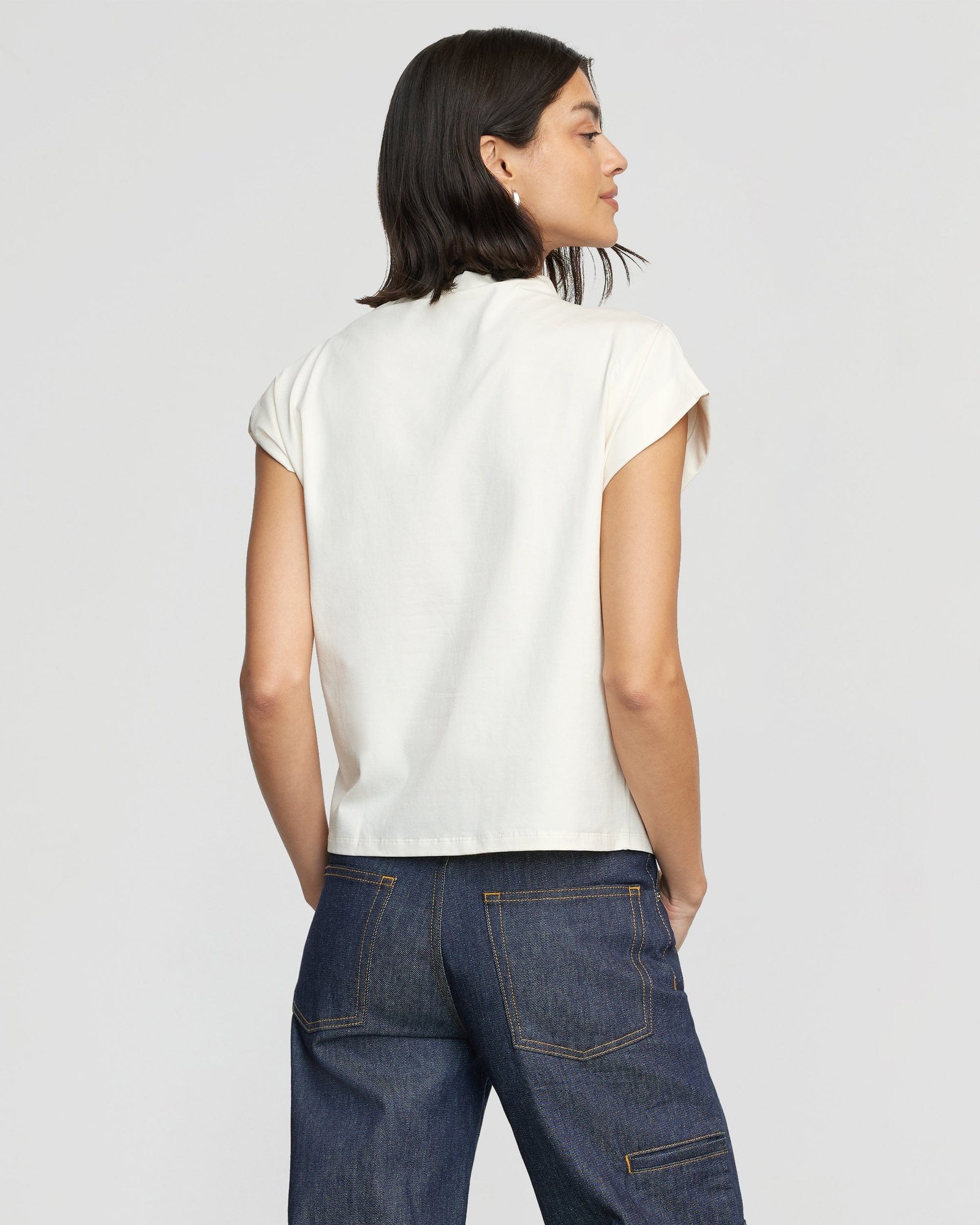Kenny Asymmetric-Neck Tee - Image 7