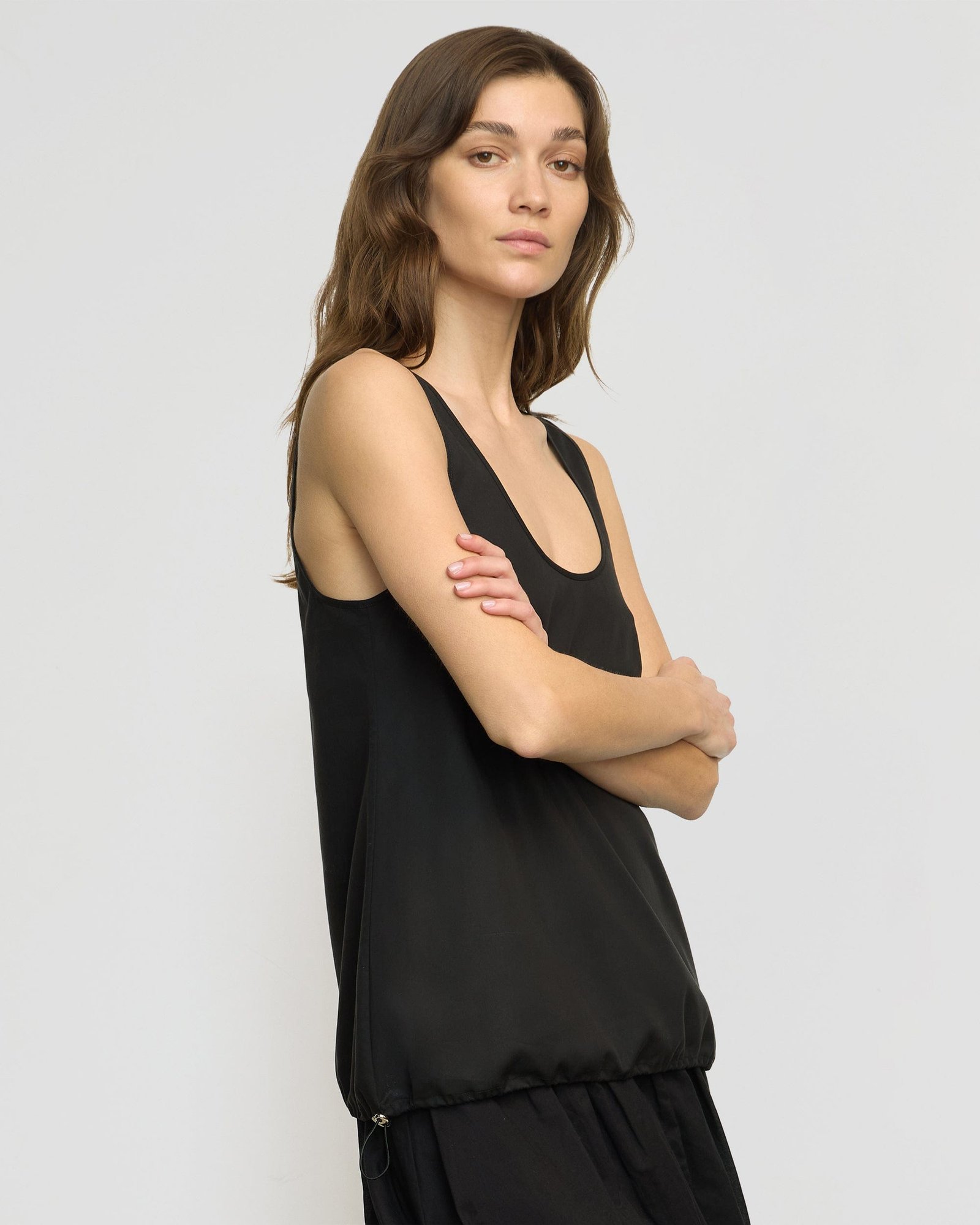 Miller Drawstring-Hem Tencel-Blend Tank - Image 7